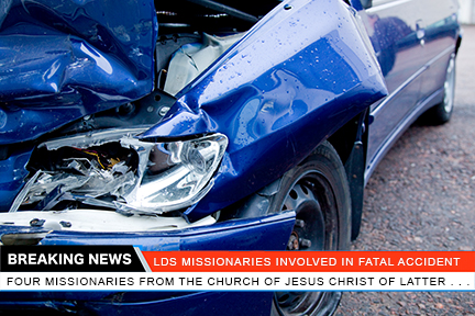 Featured image for “Fatal Car Crash Leaves Two Dead and Four LDS Missionaries Injured”