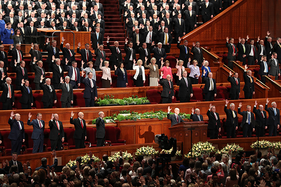 Featured image for “Latter-day Saints Sustain New First Presidency in Solemn Assembly”