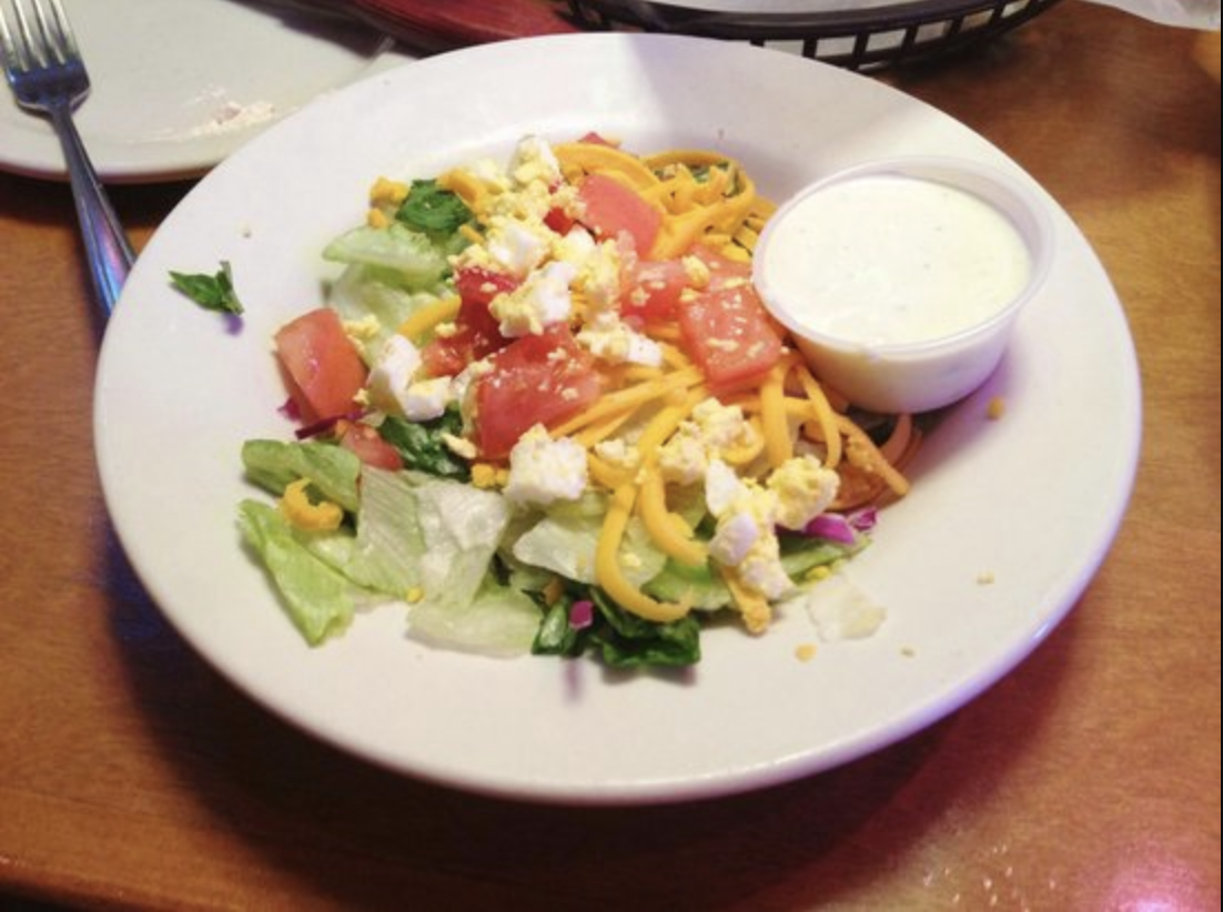 You Had Me At House Salad with Ranch Dressing - The Pioneer Plate