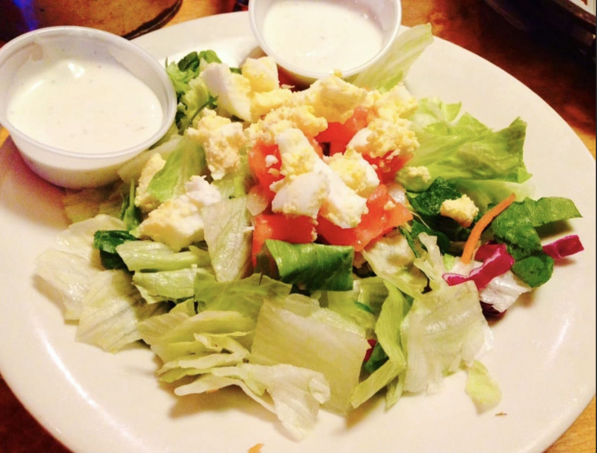 You Had Me At House Salad with Ranch Dressing - The Pioneer Plate