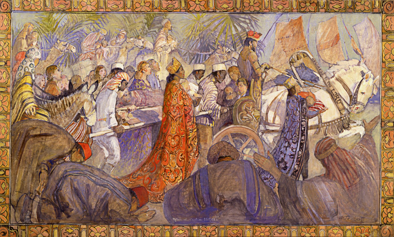 Minerva Teichert Art Return of Captive Israel,&nbsp;1945, oil on canvas, Courtesy of The Church of&nbsp;Jesus Christ&nbsp;of Latter-day Saints, Relief Society Building