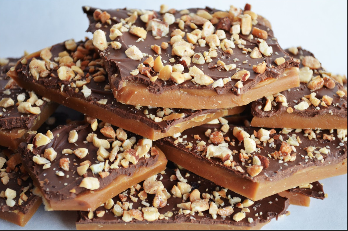 Old Fashioned English Toffee - Pioneer Plate