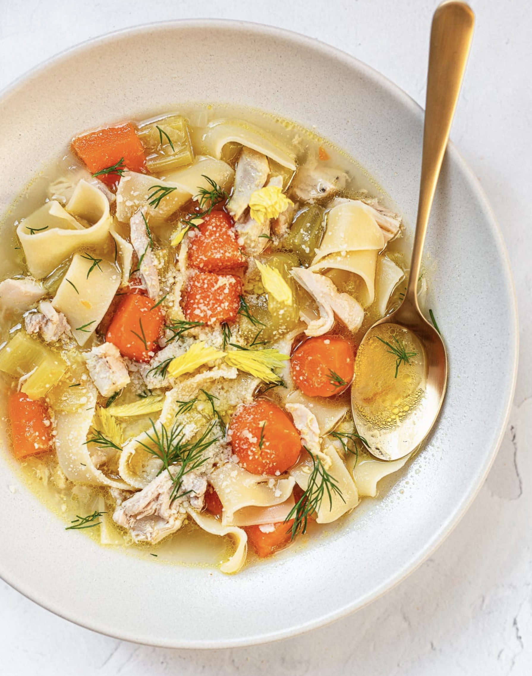 Mary Smoot's Chicken Noodle Soup - The Pioneer Plate