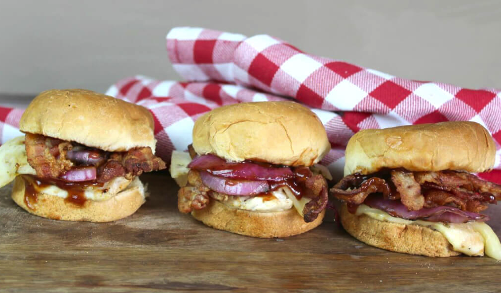 Grilled Chicken Bacon Sliders - Pioneer Plate gameday delicious foodie football recipes Superbowl foodcoma goodeats yummy bacon cheese love lds nauvoo youth mormon sliders28.png
