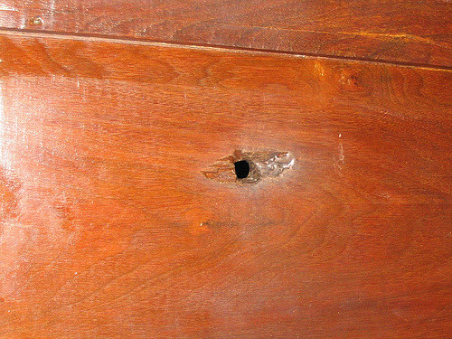 Carthage Jail Door with Bullet Hole