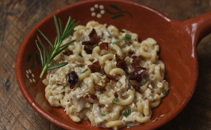 Roasted Chicken Mac &amp; Cheese - The Pioneer Plate 