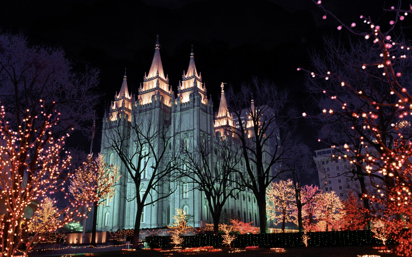 Salt Lake City Temple Square Christmas Lights LDS Mormon36.png