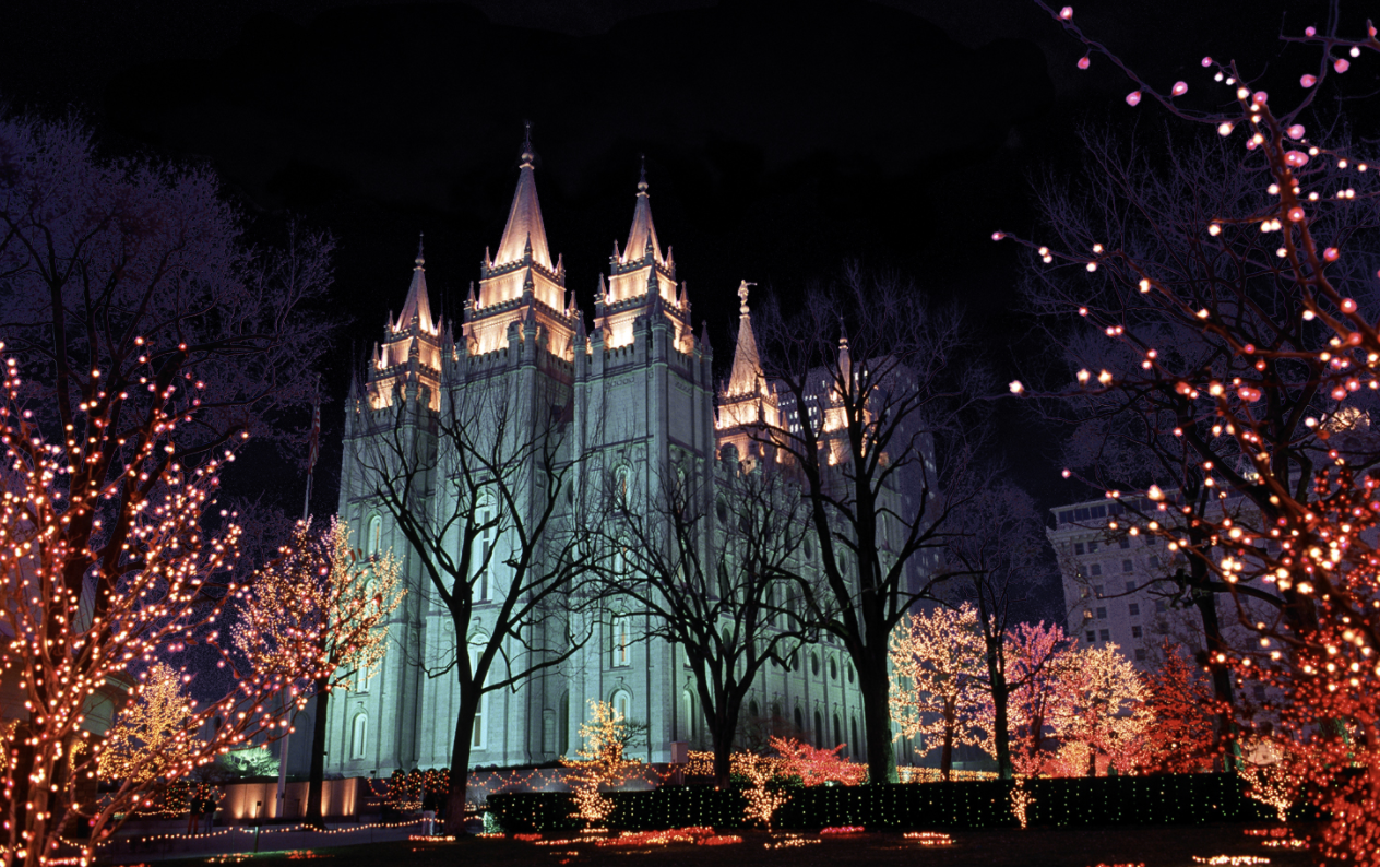 Salt Lake City Temple Square Christmas Lights LDS Mormon6.png