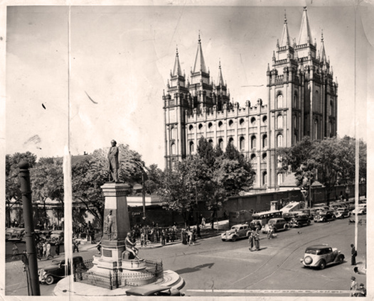  Tribune file photo

A view of Temple Square from 1937. 