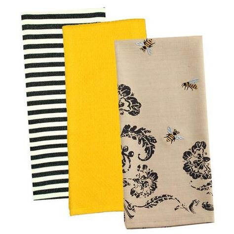 ?LOVE LOVE LOVE - Adorable Bee &amp; Beehive Kitchen Towels 