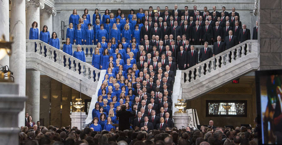Dnews GovInaugurationMormon Tabernacle Choir LDS Temple Square