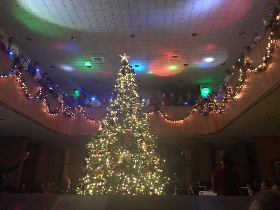 Nauvoo Illinois Christmas tree lighting