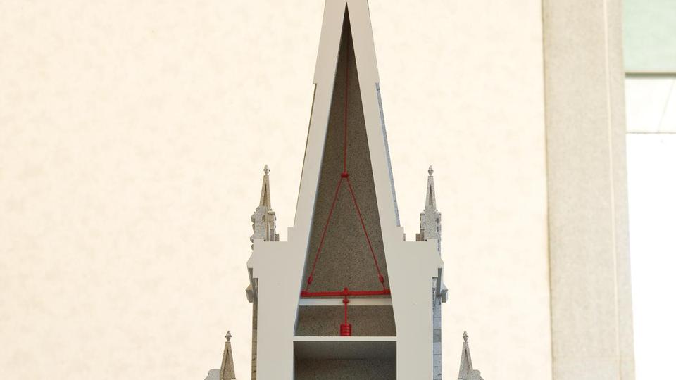 Salt lake temple renovation model
