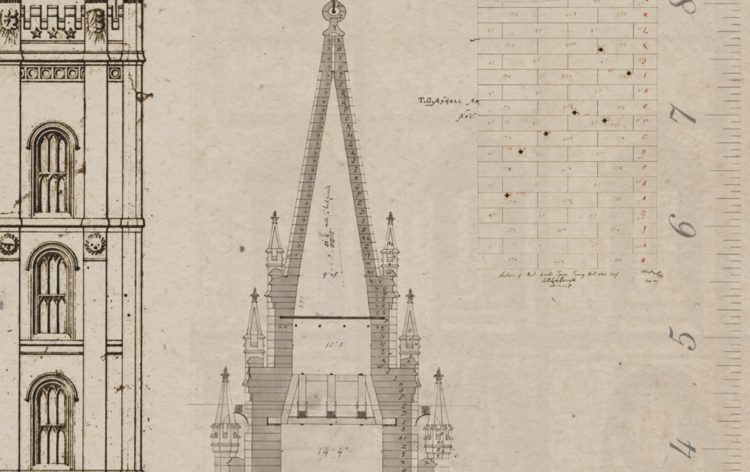 1853 Salt Lake Temple Blueprints | Nauvoo Mercantile