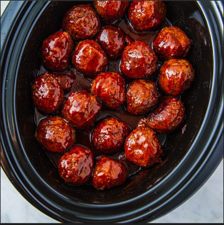 Sweet and Tangy Meatballs - Pioneer Plate