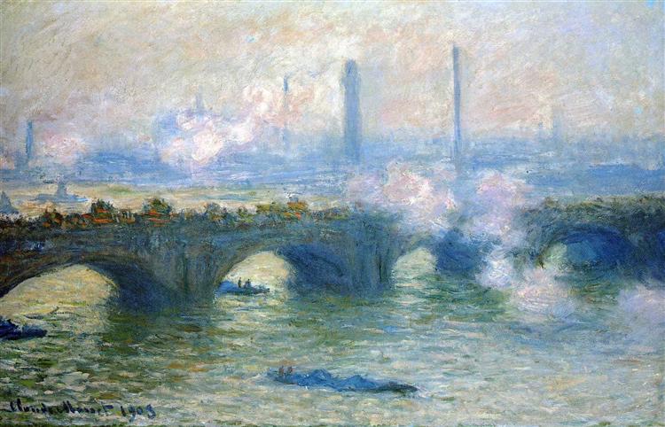 Waterloo Bridge in London | Claude Monet | Nauvoo Mercantile