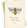 Watercolor Bee - Note Card Set