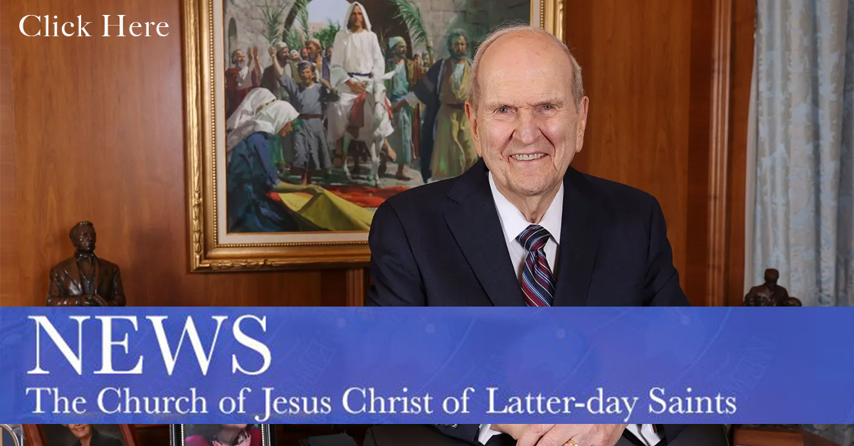 Featured image for “President Nelson writes about the power of love, mercy in covenants with God”