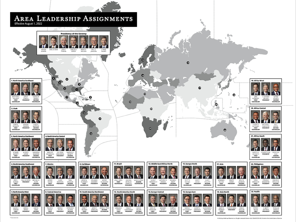 Featured image for “First Presidency Announces 2023 Area Leadership Assignments”