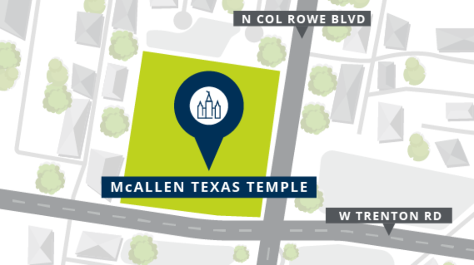 McAllen Texas Temple site location